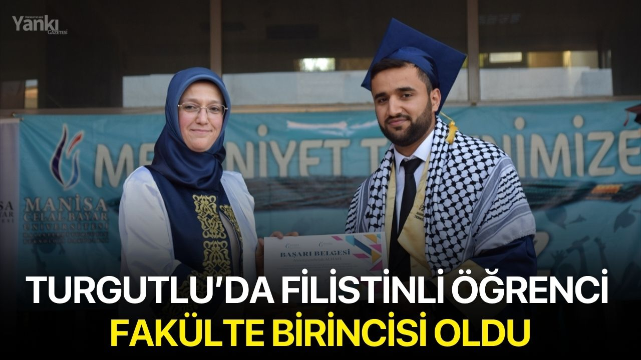 Turgutluda Filistinli Ogrenci Sinavda Burs Icin Birinci Oldu