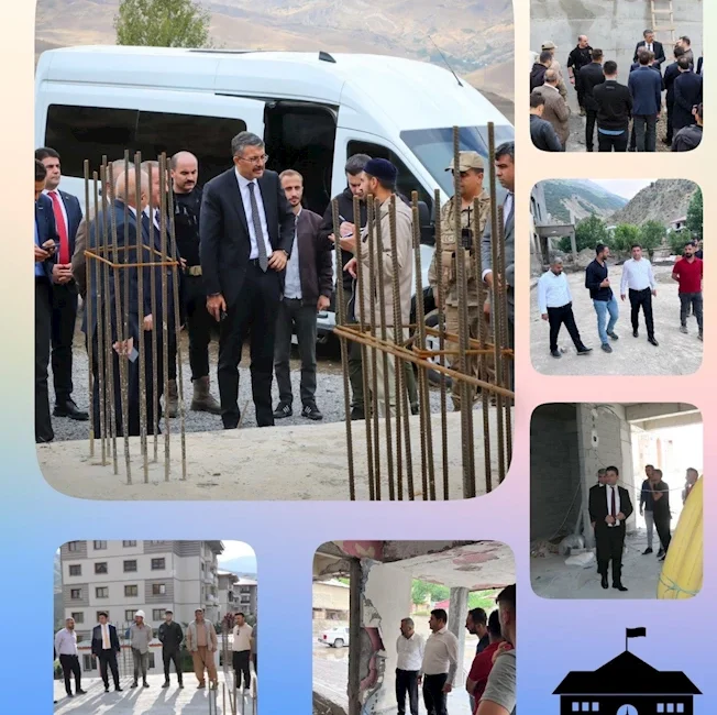 Hakkari’de Eğitim Altyapısını Güçlendirme Çabaları Hakkari Valisi Ali Çelik’ten İncelemeler