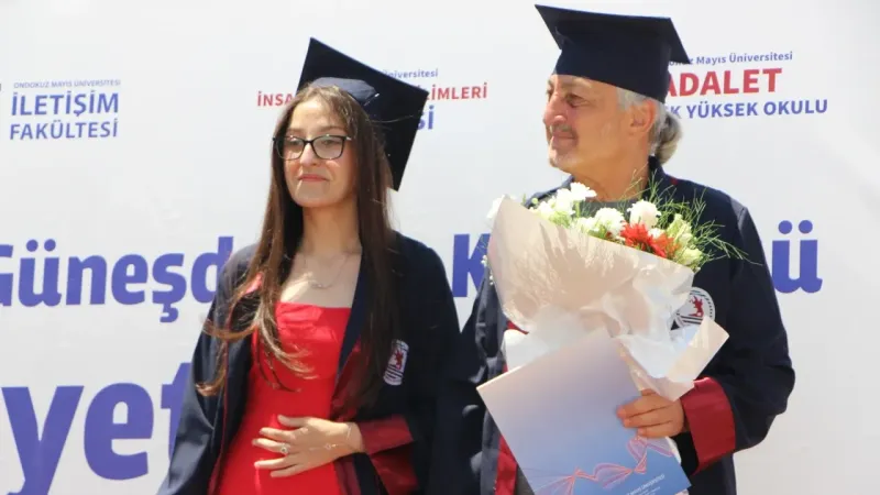 Kas Hastası Selin Soytürk, OMÜ’den Dereceyle Mezun Olmanın Gururunu Yaşadı