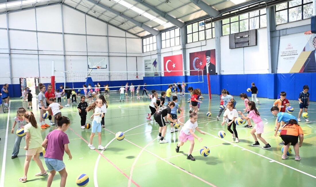 Bozüyük Belediyesi Yaz Spor Okulları Voleybol Kursu Başladı Voleybola İlk