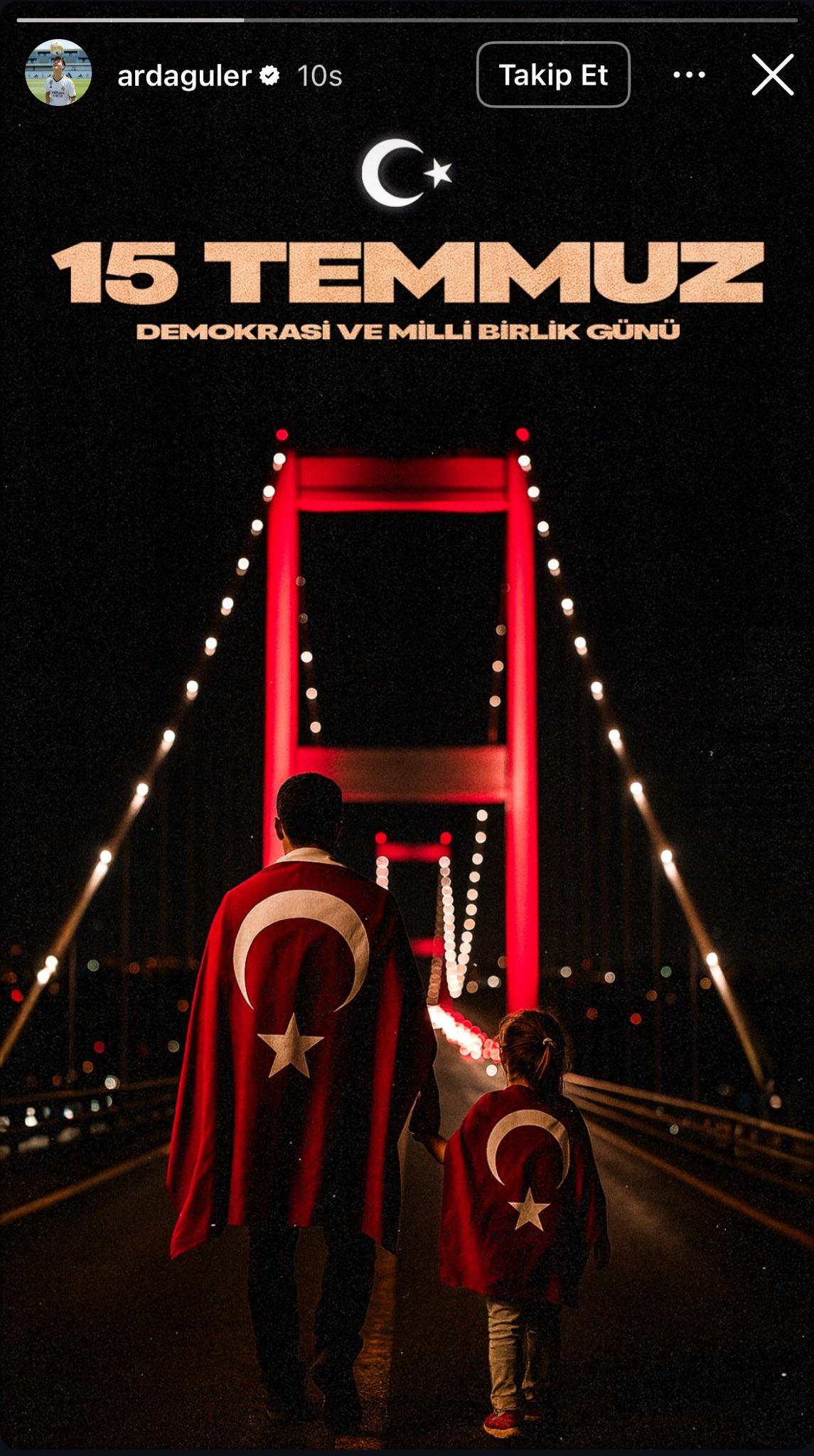 Arda Güler Paylaşımı