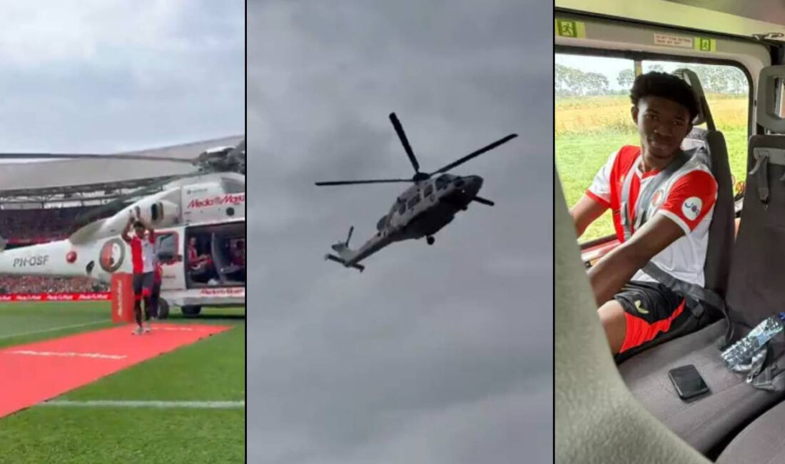 Gaoussou Diarra’nın Feyenoord’a Transferi ve Helikopterli Karşılama Töreni İstanbul’dan Rotterdam’a