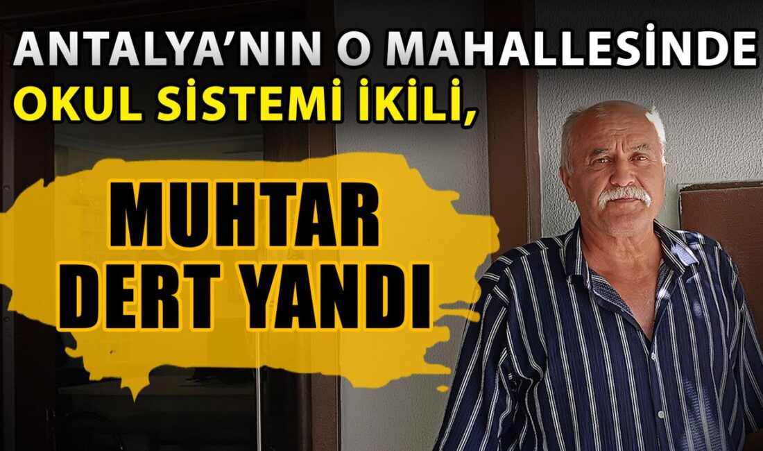 Kepez’de Okul Sorunu: Gülveren Mahallesi’nde Eğitim Krizi Antalya’nın Kepez ilçesine