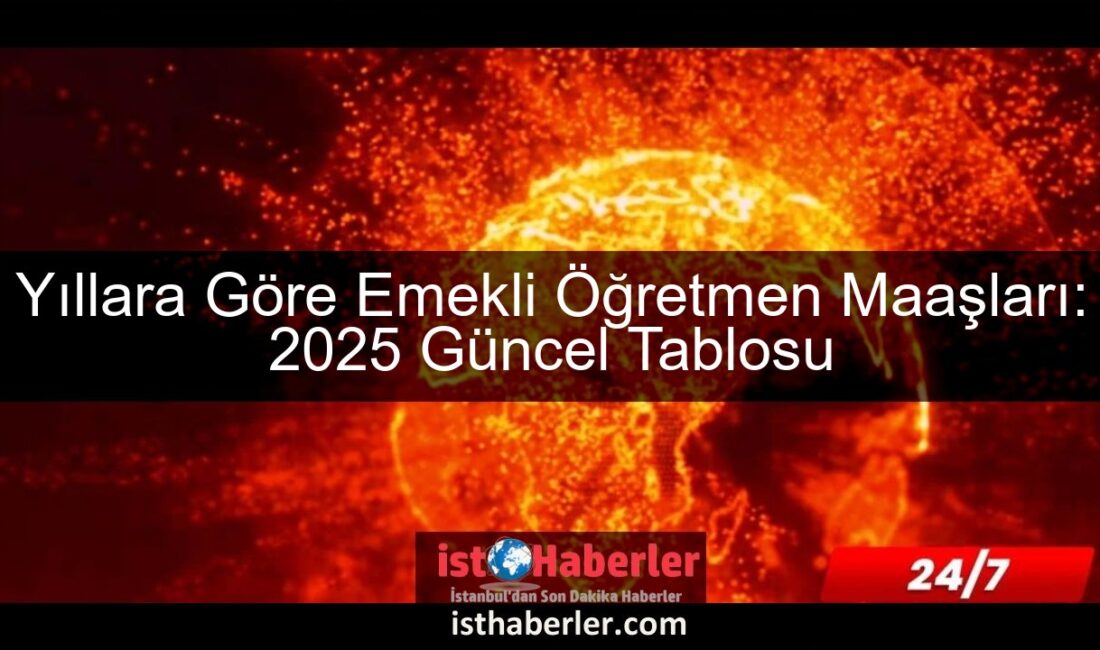 2025 Yılı Emekli Öğretmen Maaşları ve İkramiye Tutarları: Neler Değişti?