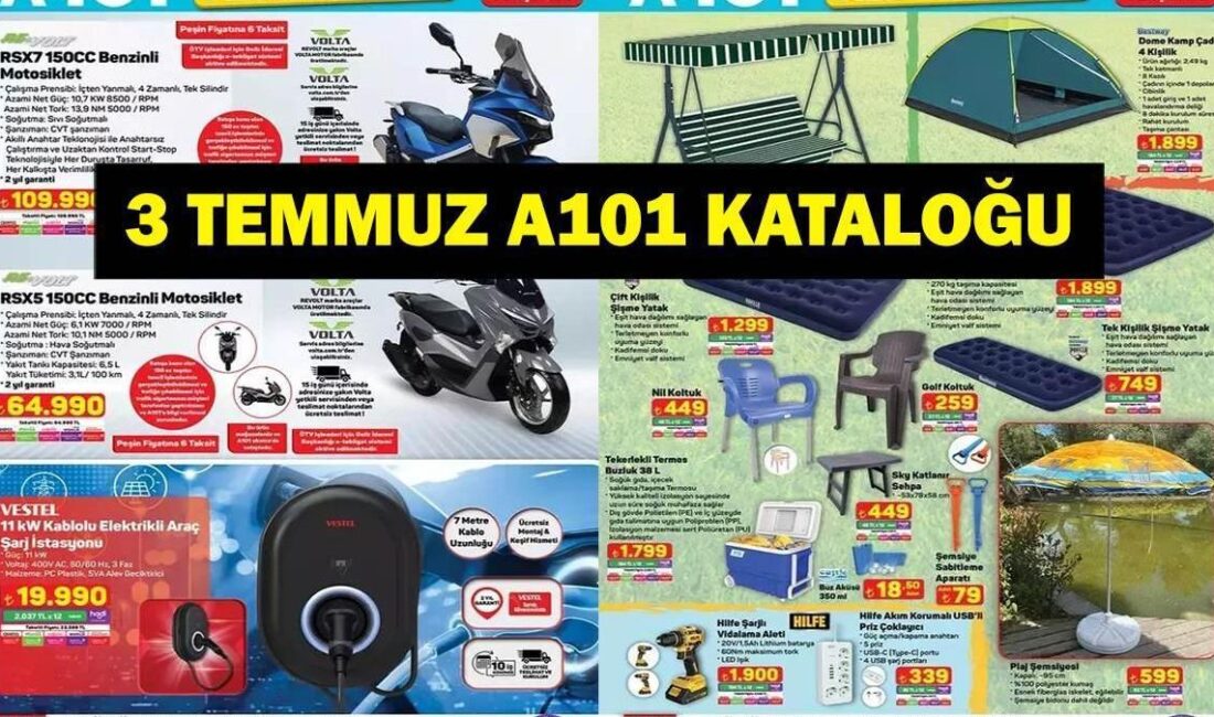 A101 Aktüel Ürünleri: 3 Temmuz 2025 Kataloğu A101, 3 Temmuz