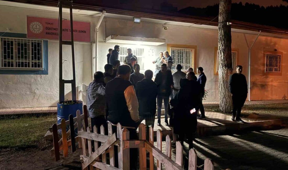 Tokat’ta Anaokulu Kayıtları İçin Veliler Gece Nöbeti Tuttu Anaokuluna Kayıt