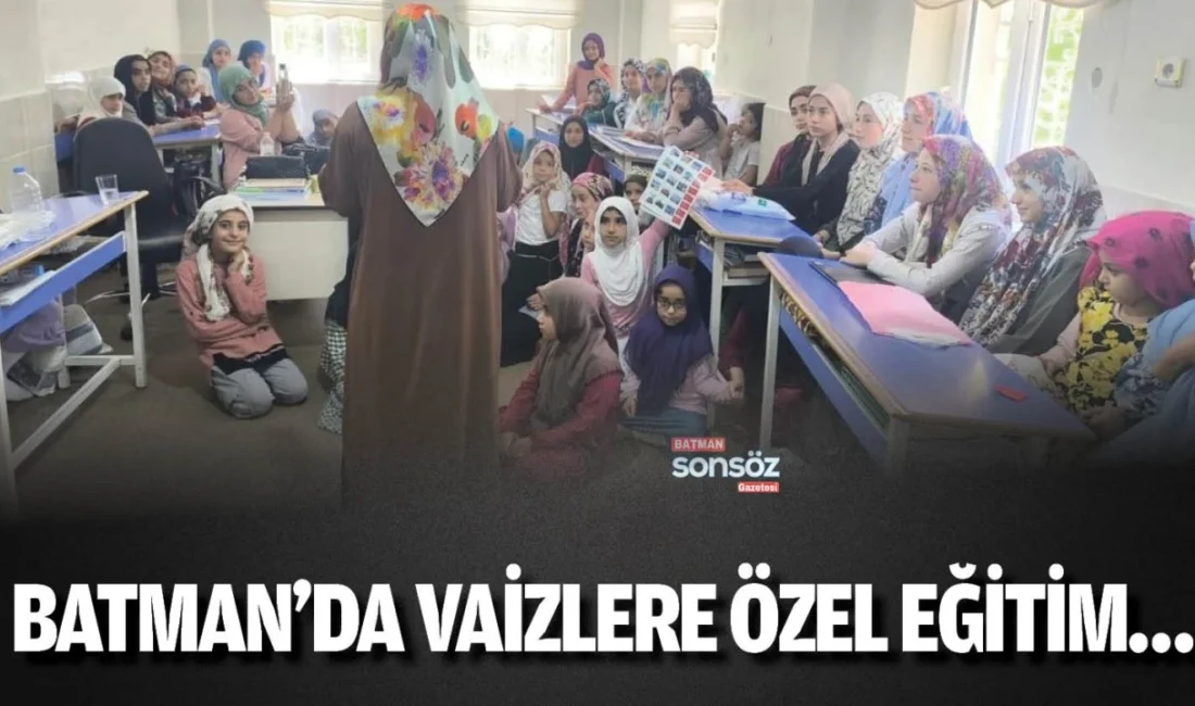 Batman İl Müftülüğü’nden Yaz Kursu Öğrencilerine Özel Eğitim Programı Batman