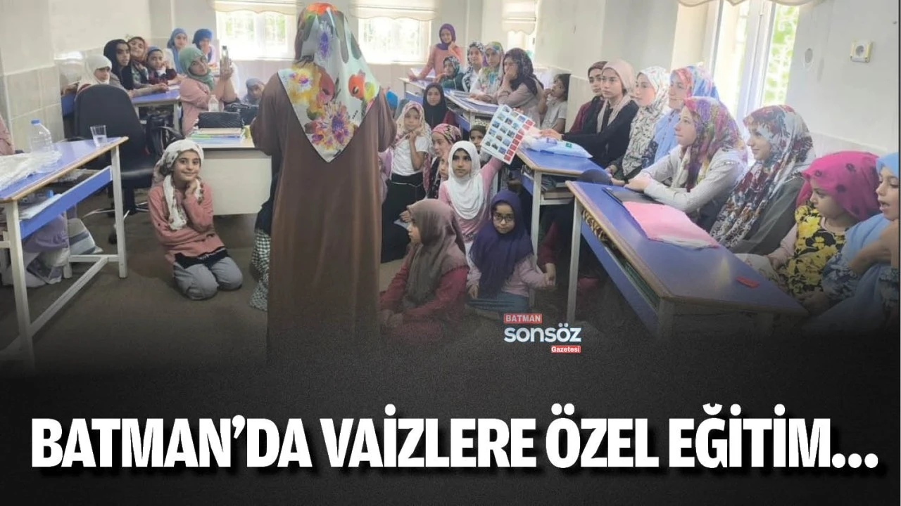 Batman’da vaizlere özel eğitim…