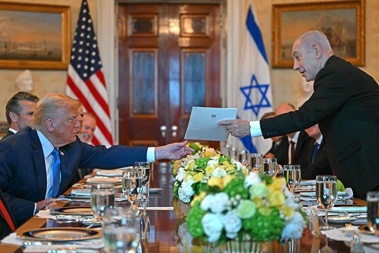Beyaz Sarayda kritik görüşme Netanyahu, Trump'ı Nobele aday gösterdi