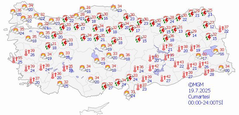 Ankara dahil 31 ile gök gürültülü sağanak geliyor Meteoroloji saat verdi İşte yağış beklenen iller