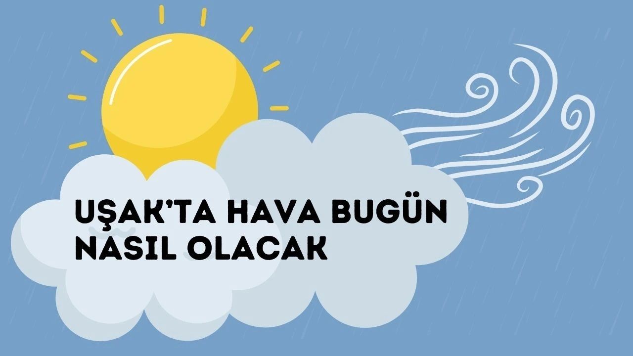 Bugun Usakta Hava Durumu Sicaklik Yagis ve Ruzgar Uyarisi