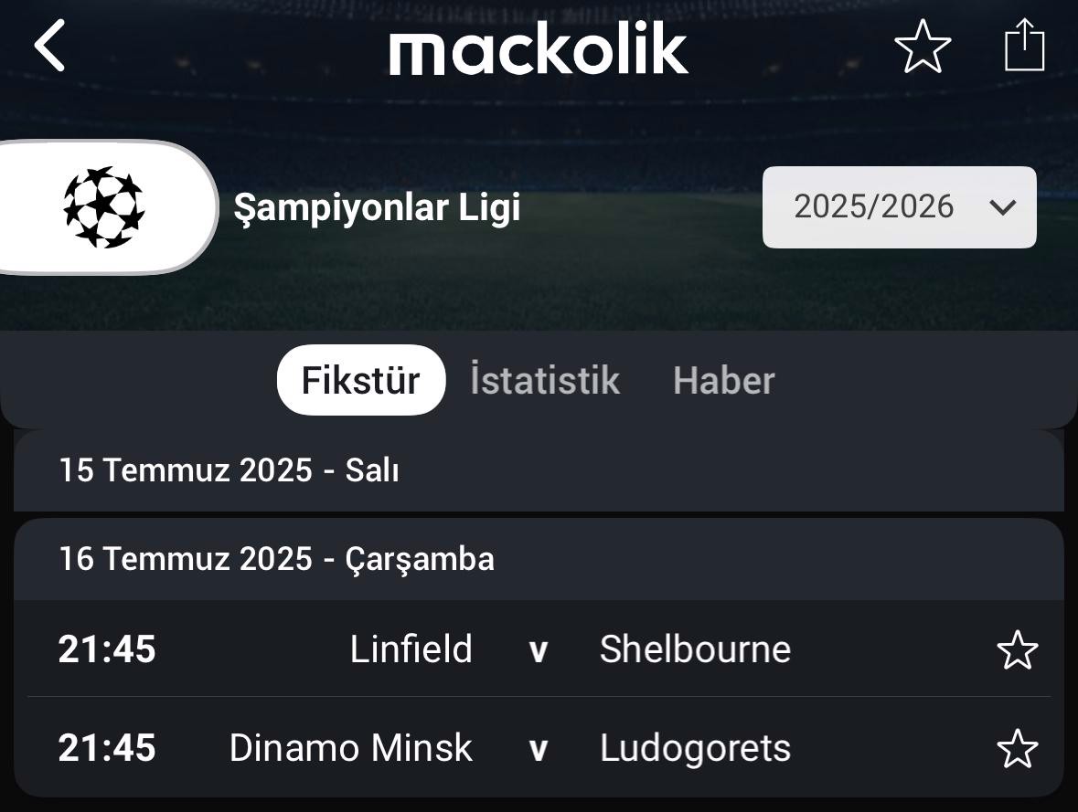 UEFA Şampiyonlar Ligi