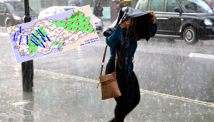 Hava Durumu: Sağanak Yağış ve Kuvvetli Rüzgar Uyarısı Güncel Hava