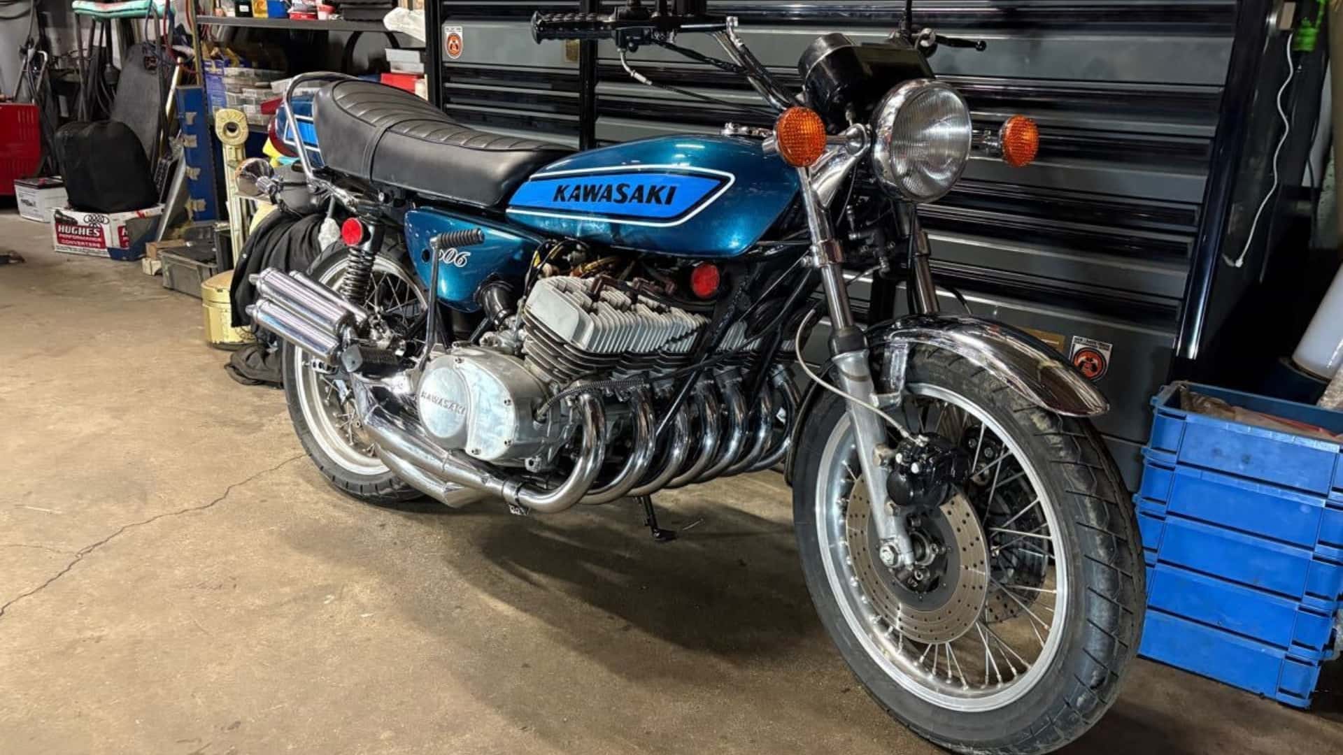 Essiz 7 Silindirli Iki Zamanli Kawasaki Custom Sizi Bekliyor