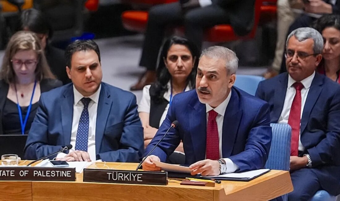 Dışişleri Bakanı Fidan, BM Güvenlik Konseyi’nde Gazze’deki İnsani Krizi Ele