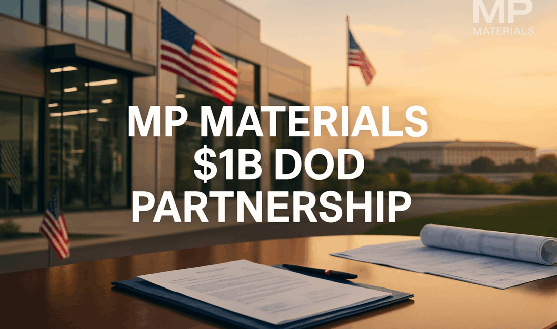 MP Materials ve DoD’den Stratejik Ortaklık: Yerli Nadide Element Üretimini