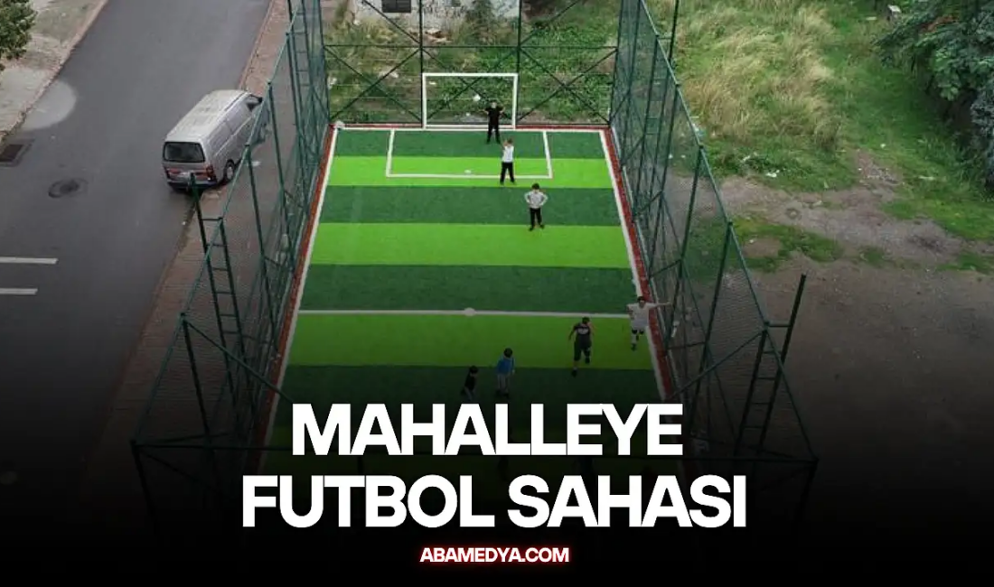 Mahallede Çocukların Güvenli Futbol Alanı: Proje Başladı Çocukların Güvenli Oyun