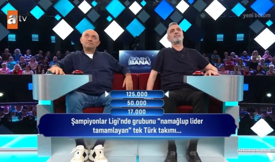 ATV’nin Yeni Bilgi Yarışması Güven Bana’da Eğlenceli Anlar Sinan Engin