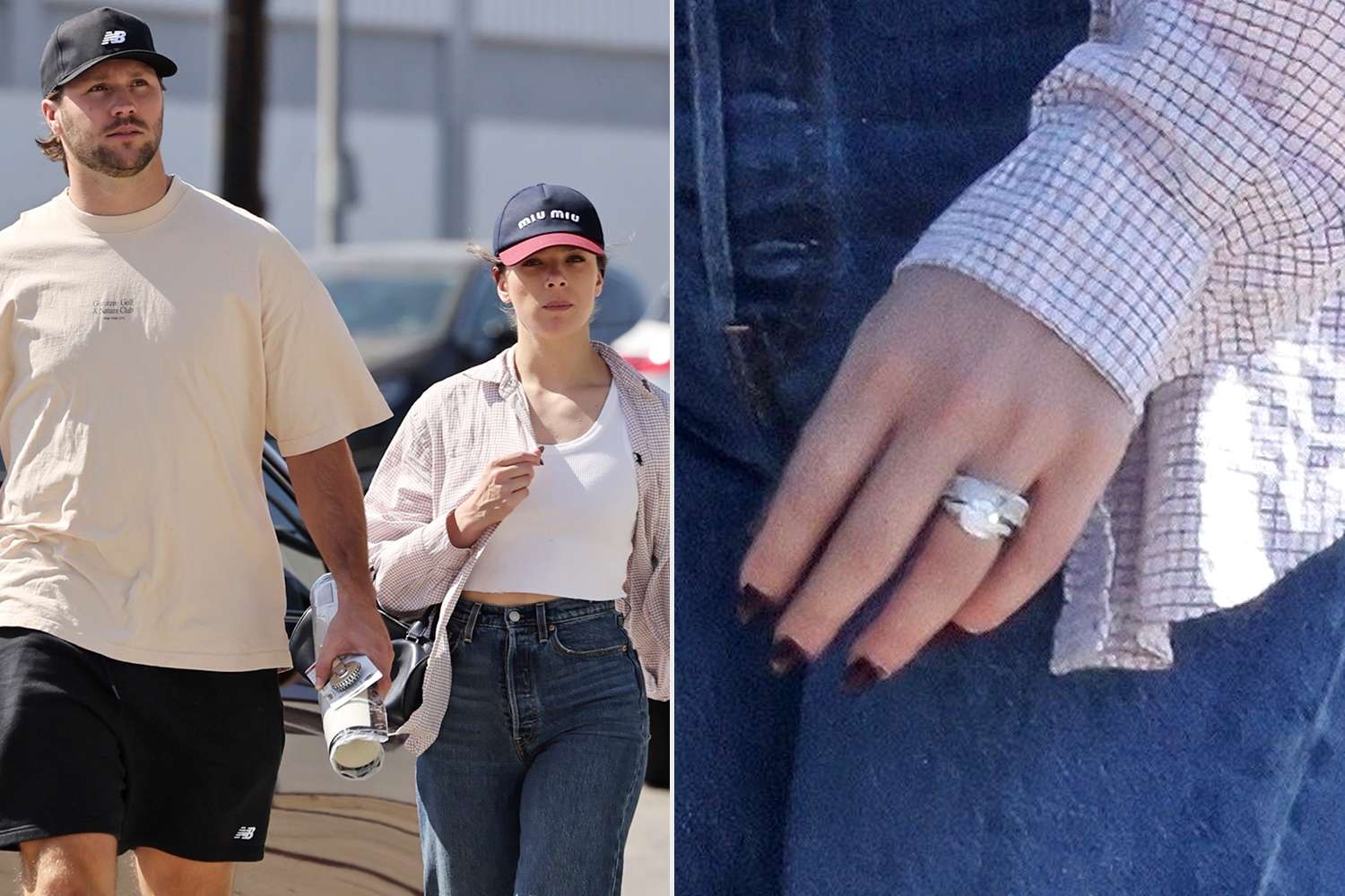 Hailee Steinfeld Ilk Kez Josh Allen ile Evlendigi Yuzugu Sergiledi