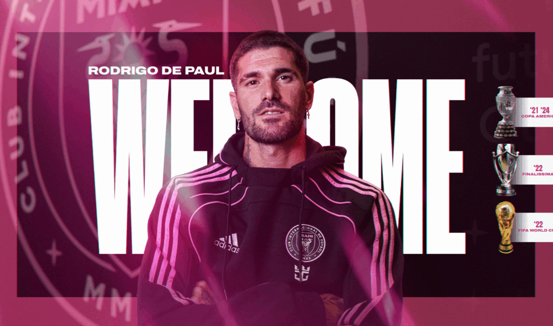 Inter Miami CF, Rodrigo De Paul’u Kadrosuna Kattı De Paul’un