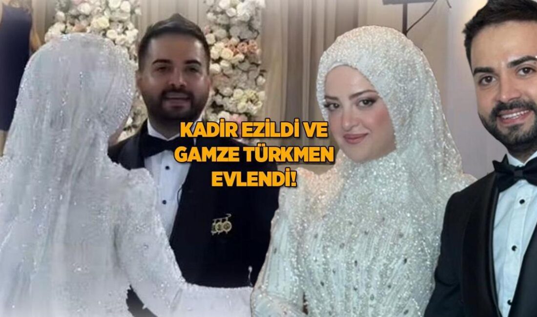 Kadir Ezildi ve Gamze Türkmen Evlendi! Göz Kamaştıran Düğün Detaylarıyla