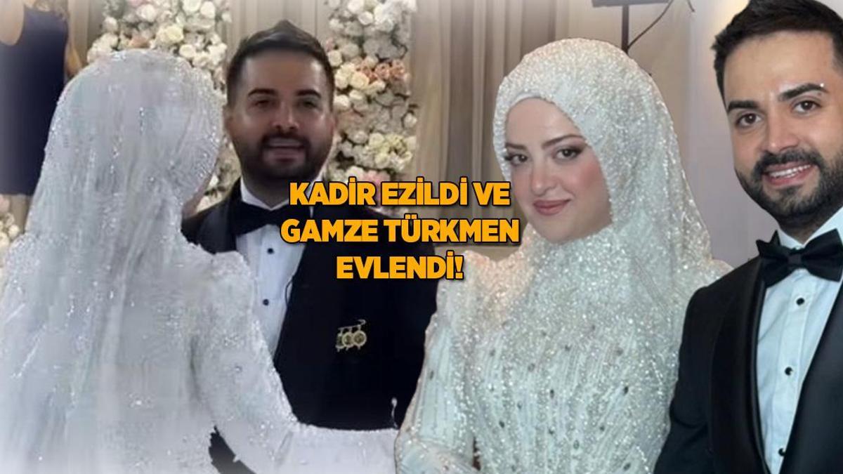 Kadir Ezildi ve Gamze Türkmen Evlendi! Göz Kamaştıran Düğün Detaylarıyla