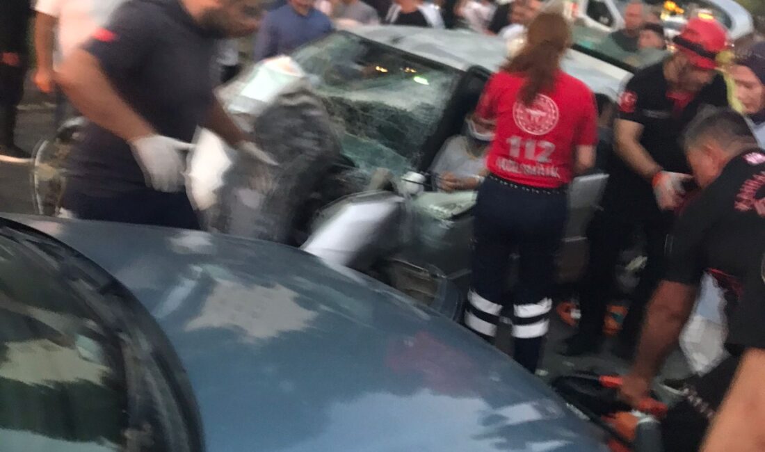 Karbasan Mahallesi’nde Zincirleme Trafik Kazası: 3 Yaralı Olayın Detayları Karbasan