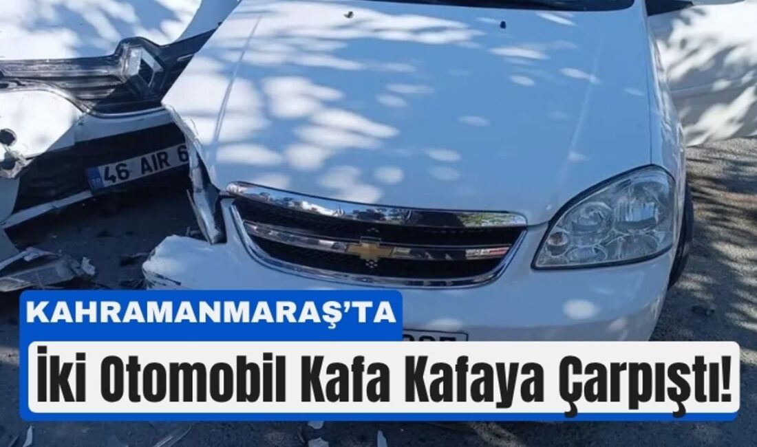 Kahramanmaraş’ta Trafik Kazası: Bir Yaralı Onikişubat İlçesinde Kafa Kafaya Çarpışma