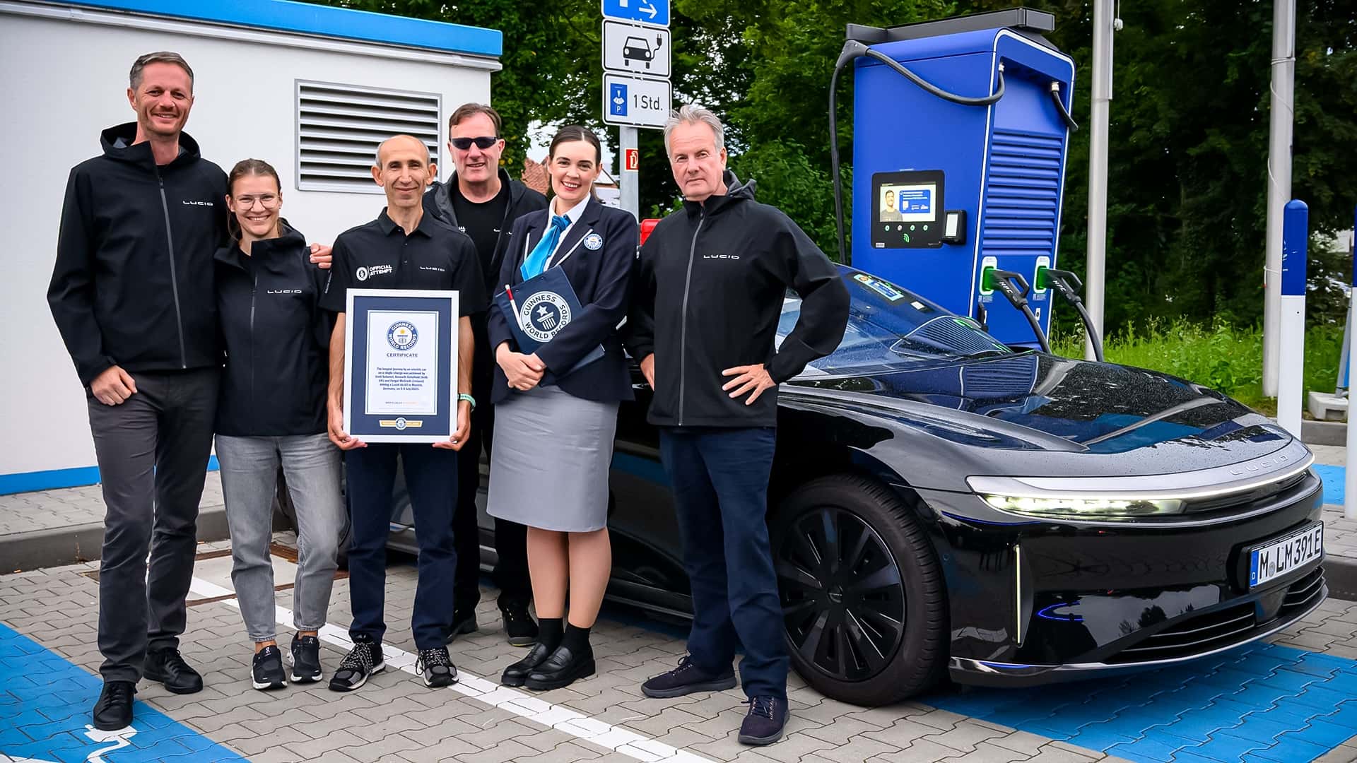 Lucid Motors, Guinness Rekoru Kırarak Elektrikli Araç Menzilini Uzatıyor Lucid