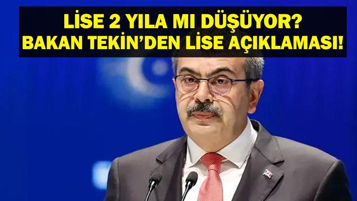 MEBden Yeni Yonetmelik Lise Suresi 2 Yila Dusurulecek Mi
