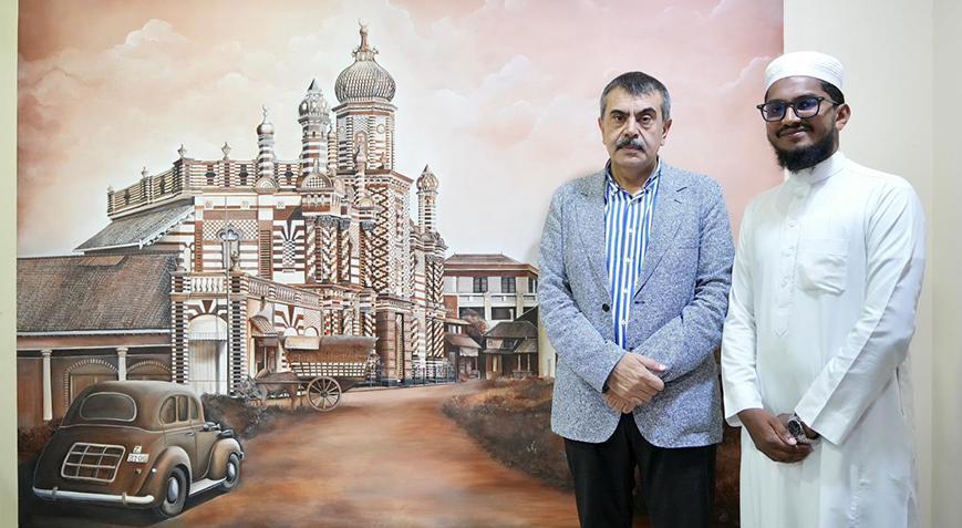 Eğitim Bakanı Yusuf Tekin, Sri Lanka’daki Kırmızı Mescit’i Ziyaret Etti