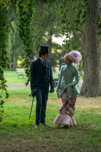 Harry Richardson and Louisa Jacobson in 'The Gilded Age' Season 3