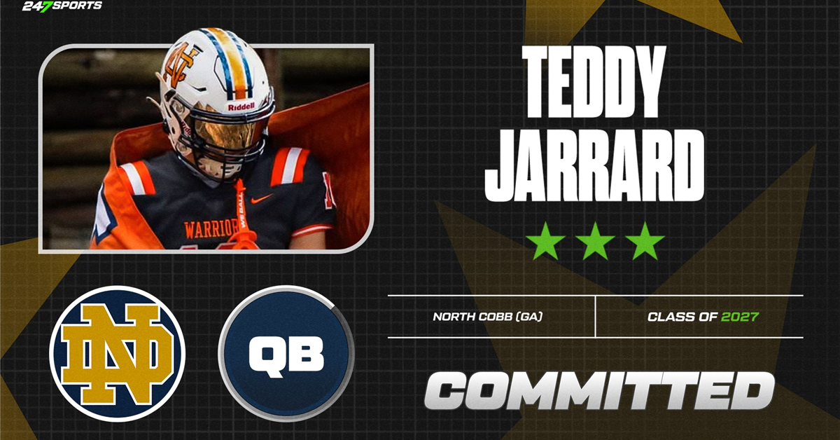 Notre Dame 2027 Quarterback Teddy Jarrardi Kadrosuna Katti