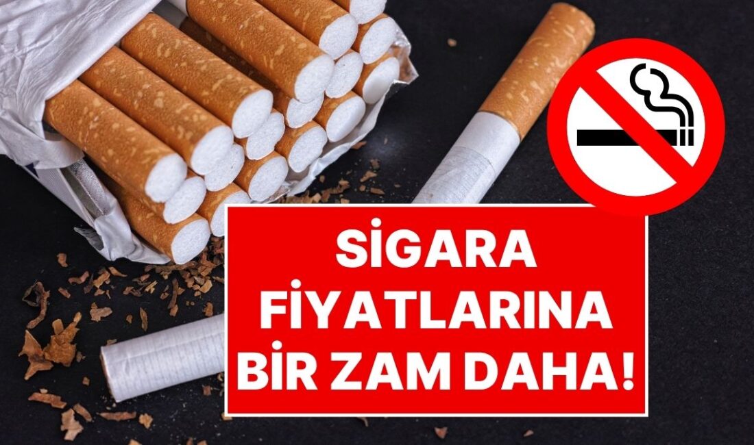 Türkiye’de Sigara Fiyatlarına Zam Geldi: Enflasyon Rakamları Etkili Oldu TÜİK’in
