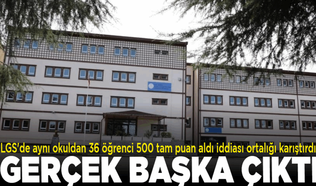 2025 LGS Sonuçları Üzerine Tartışmalar ve Açıklamalar Bursa’daki İddialar ve