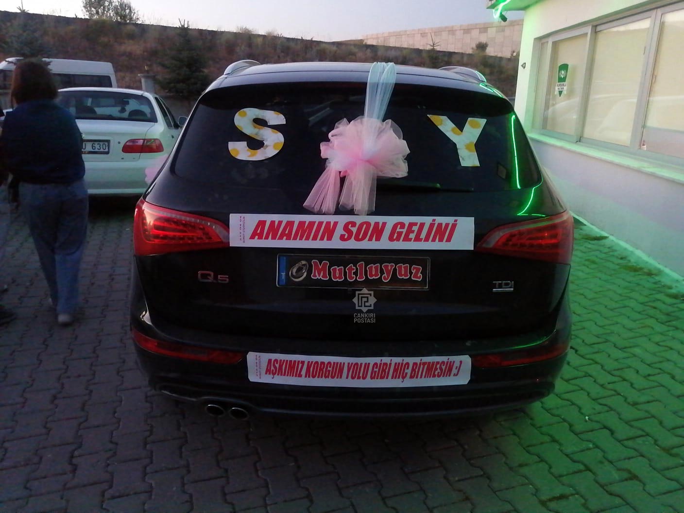 Damat Gelin Arabası Mesajı