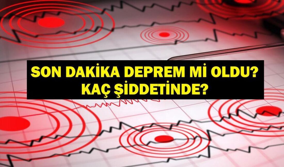 Son Dakika: 4 Temmuz Cuma Günü Deprem Oldu mu? Ege,