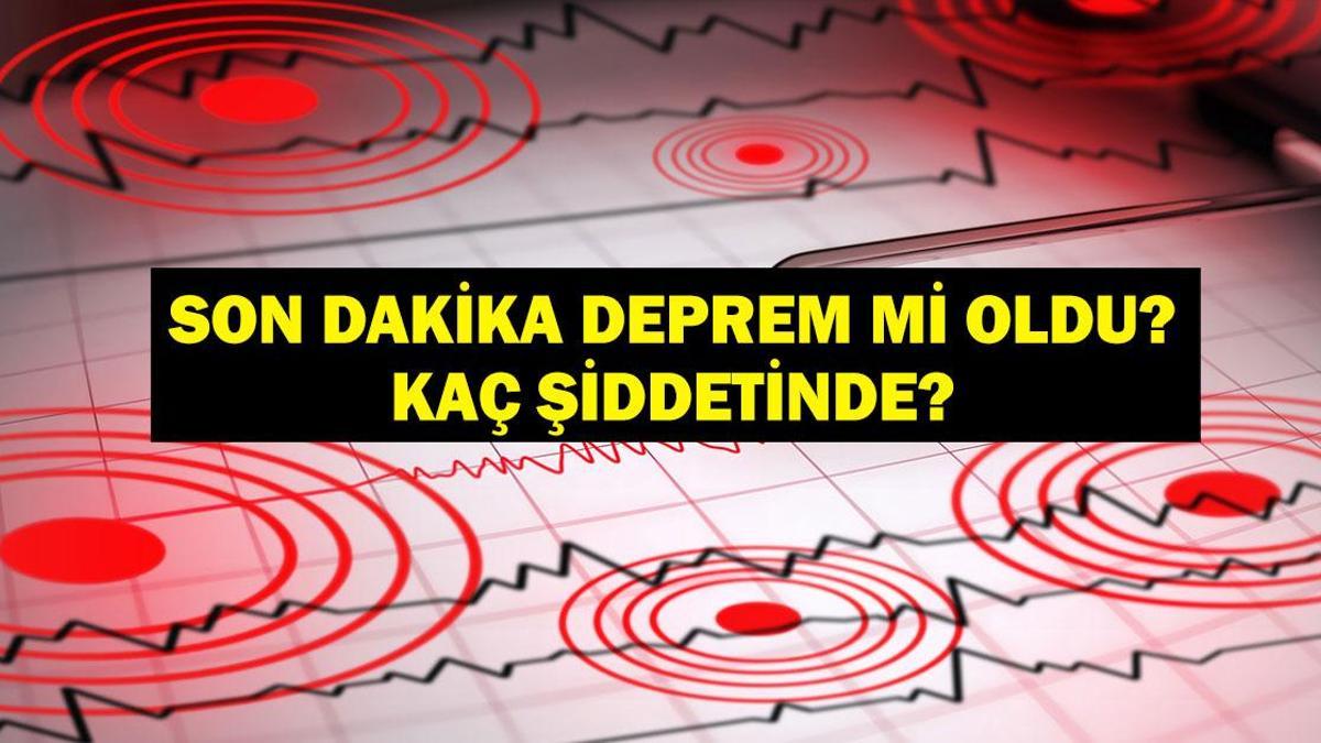 Son Dakika Deprem 4 Temmuzda Istanbul Bursa ve Erzurumda Sarsinti