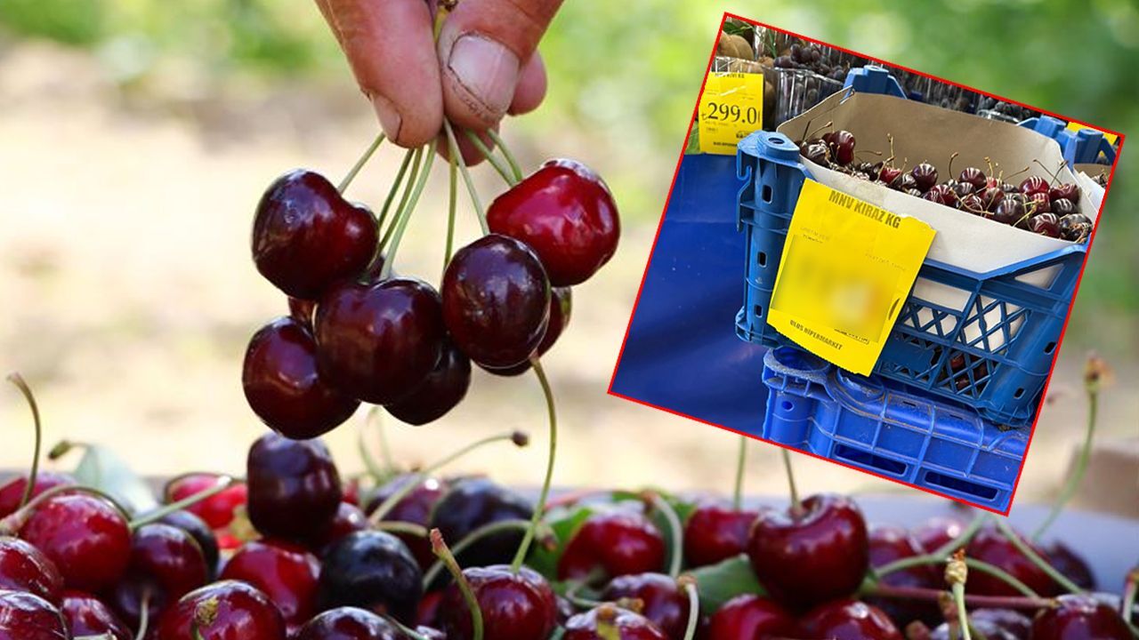 Flaş Gelişme: Kiraz Fiyatları 1000 Lirayı Aştı Güncel Durum: Kirazda