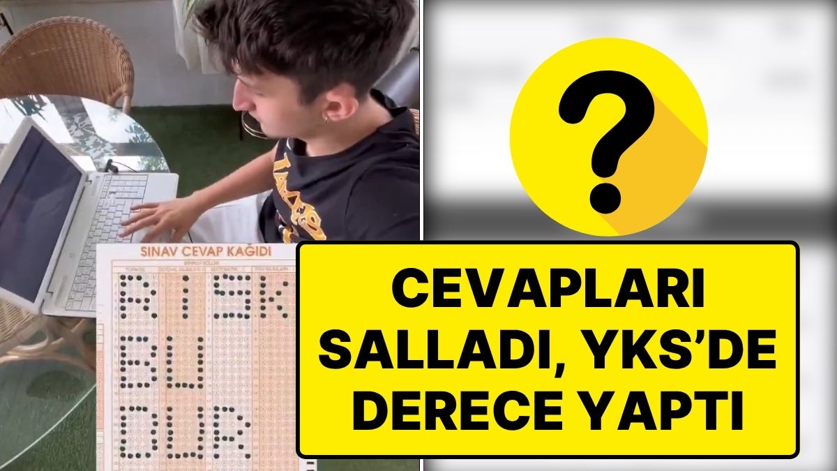 Son Dakika YKSDe Sallama Stratejisi Ile Gundem Yaratan Genc