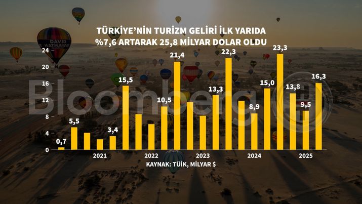 Türkiye'nin Turizm Gelirleri