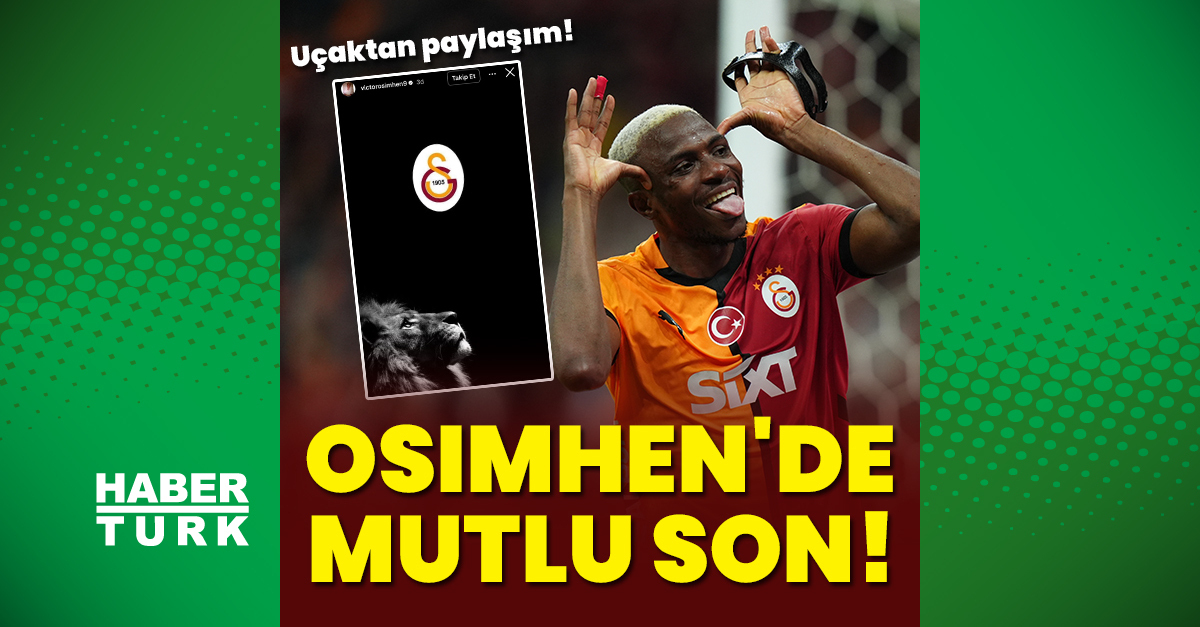 Victor Osimhenden Galatasaraya Ozel Paylasim