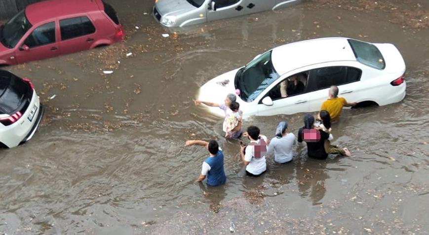 Denizli ve Çevresinde Sağanak Yağış Hayatı Olumsuz Etkiledi Denizli’de Su