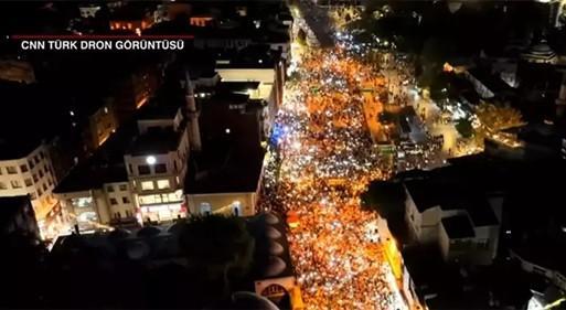 Beyazıt’tan Ayasofya’ya "Gazze’ye Umut Ol" Yürüyüşü Düzenlendi Filistin’e Destek İçin