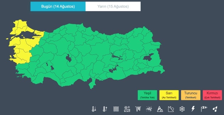 MGM Fırtına Haritası