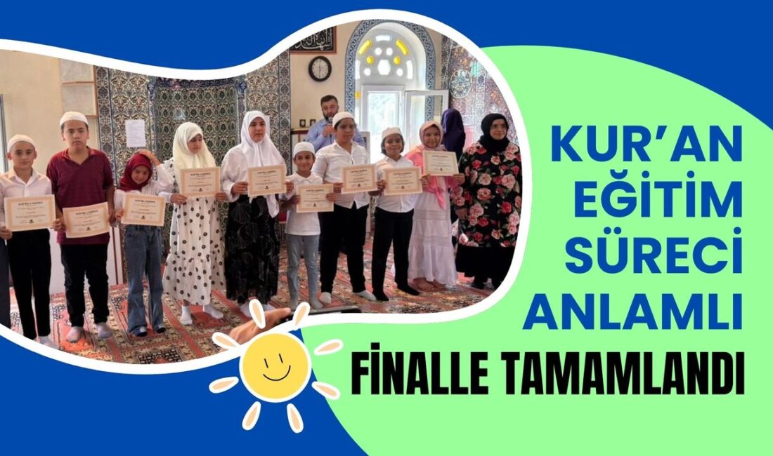 Uşak’ta Yaz Kur’an Kursu Kapanış Programı Gerçekleşti Hacıkadem Mahallesi Camii’nde