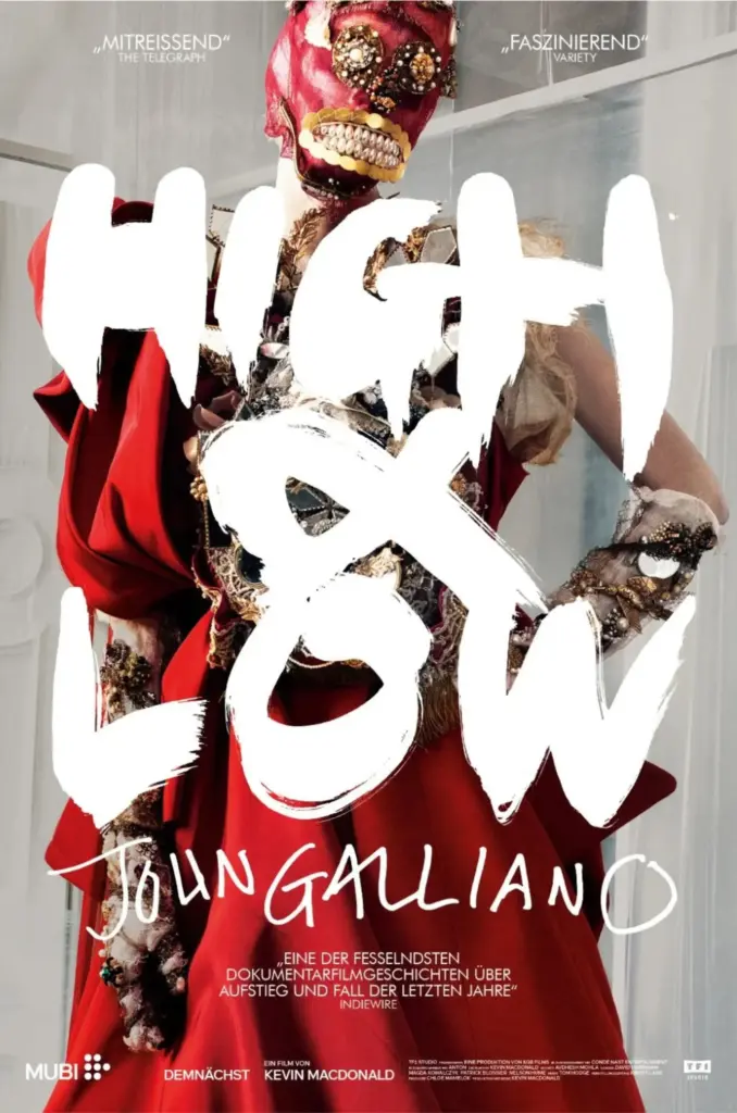Moda Dünyasında Şaşırtan Anlar: En İyi 10 Belgesel Seçkisi High & Low – John Galliano
