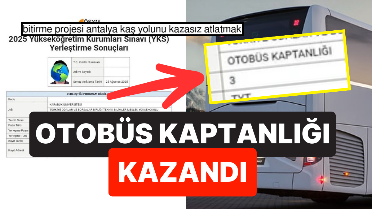370 Puanla Otobus Kaptanligina Yerlesen Ogrenci Kim
