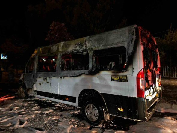 Aydın’da Yangın: Okul Taşıtı Kullanılamaz Hale Geldi Yangının Sebebi Henüz