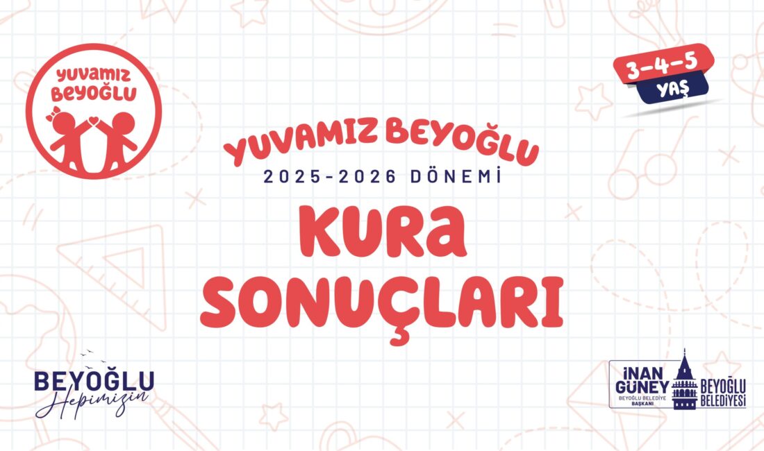 Beyoğlu Kreşleri 2025-2026 Eğitim-Öğretim Yılı Kura Çekimi Gerçekleştirildi Yuvamız Beyoğlu